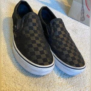 Vans classic slip on checkerboard shoe